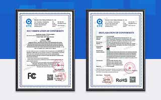 中航軟件榮獲FCC、RoHS認(rèn)證證書